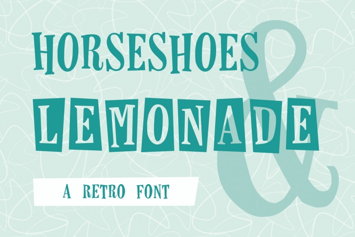 Horseshoes  Lemonade Font Download