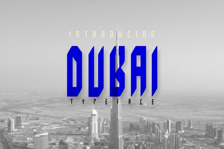 DUBAI Typeface Font Download