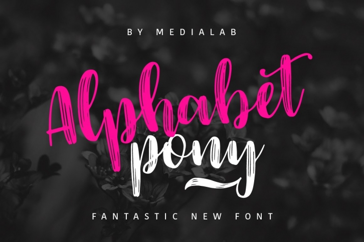 Alphabet Pony Font Download