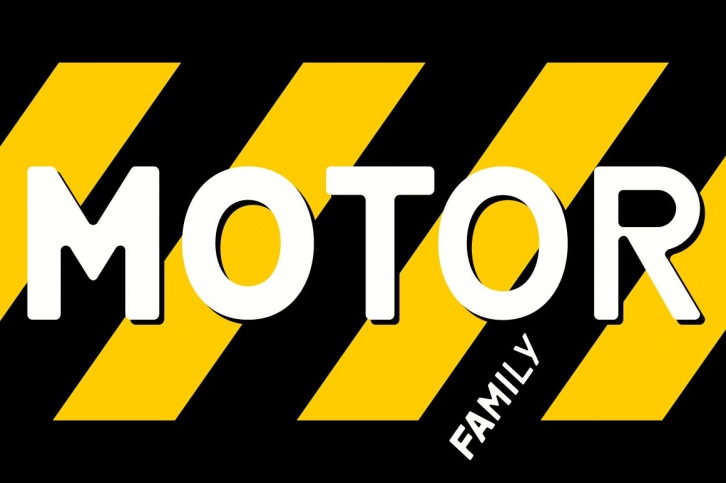 Motor 4F (Family) Font Download