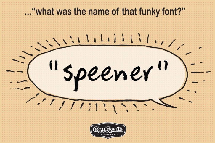 Speener Font Download