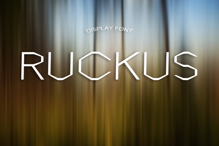 RUCKUS font Font Download