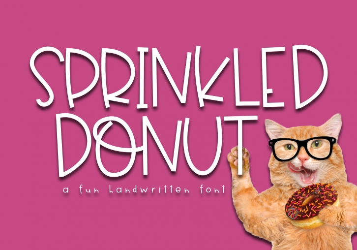 Sprinkled Donut Font Download