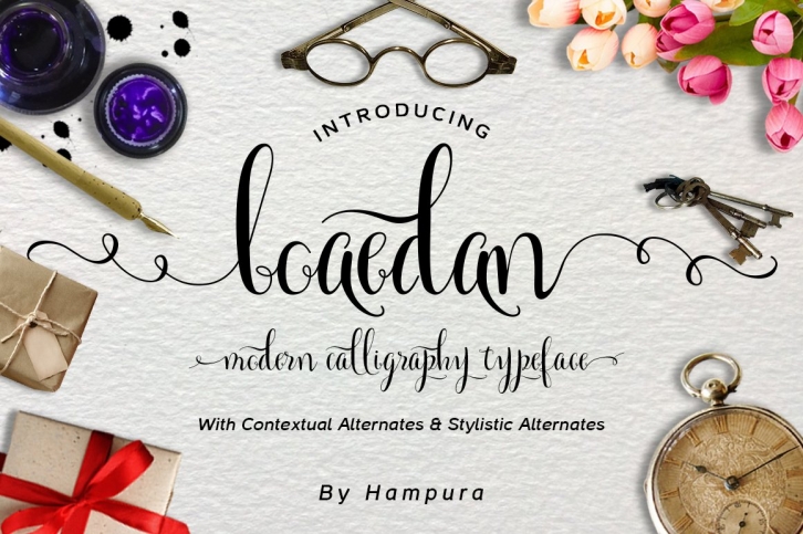 Boaedan Script Font Download