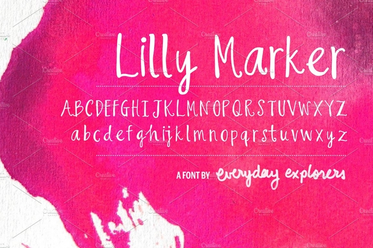 Lilly Marker Font Download