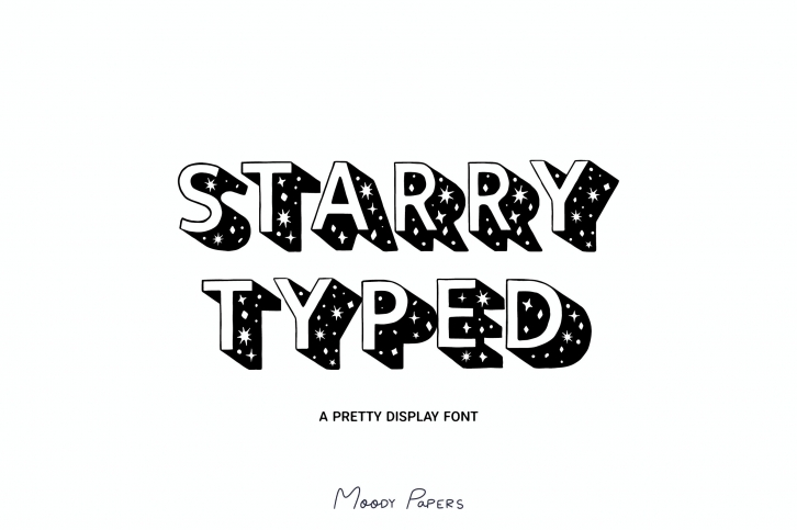 Starry Typed Font Download