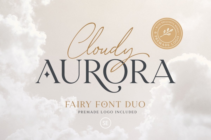 Cloudy Aurora Font Download