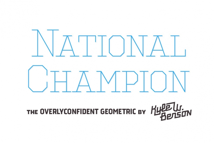 National Champion Font Download