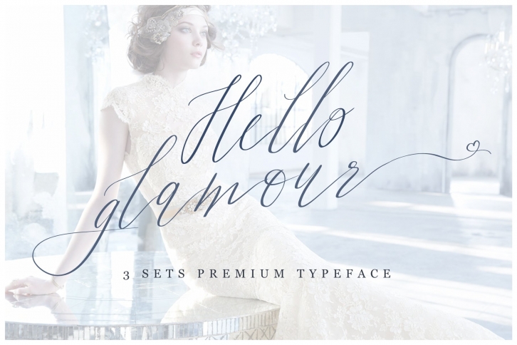 Hello Glamour font with swashes Font Download