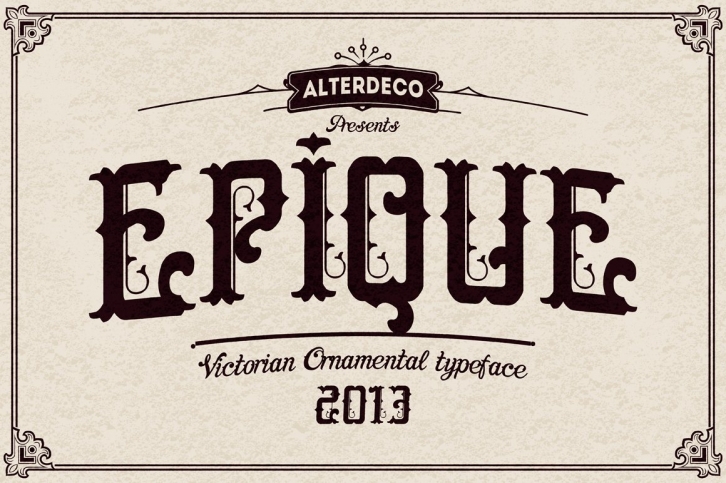 Epique typeface Font Download