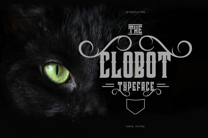 Clobot Decorative 30% Off Font Download