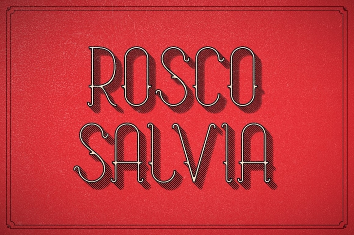 Rosco Salvia Font Download