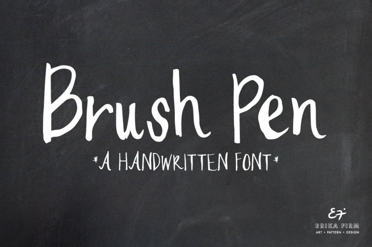 Brush Pen Handwritten Font Download