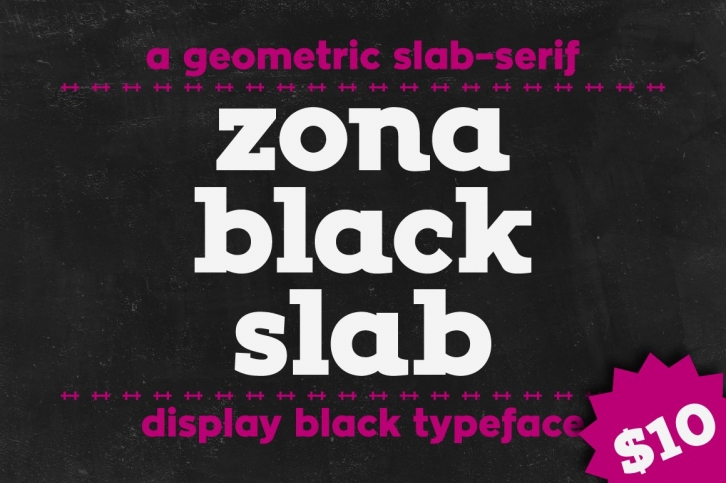 Zona Black Slab Font Download