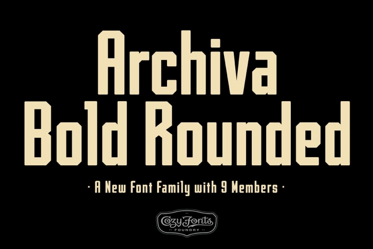 Archiva Bold Rounded Font Download