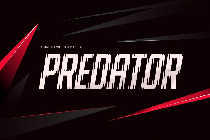 PREDATOR Typeface Font Download