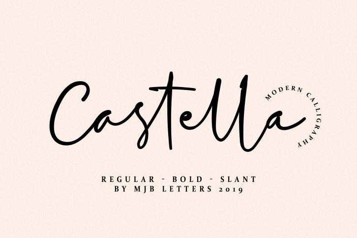 Castella // Modern Signature Font Download