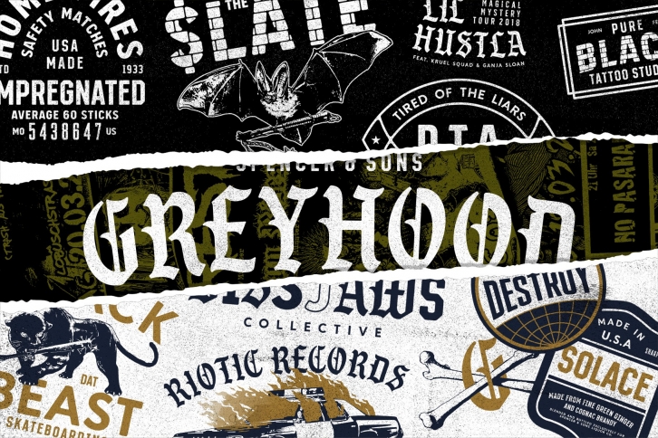 SS GreyHood Bundles (30%Off) Font Download