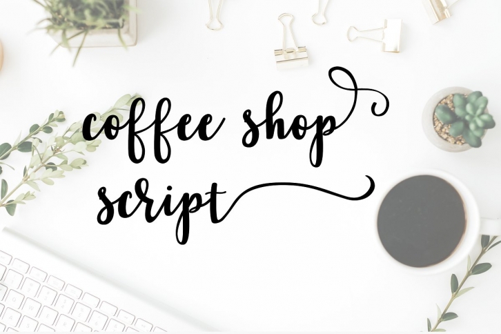 Coffee Shop Script Thick Font Download