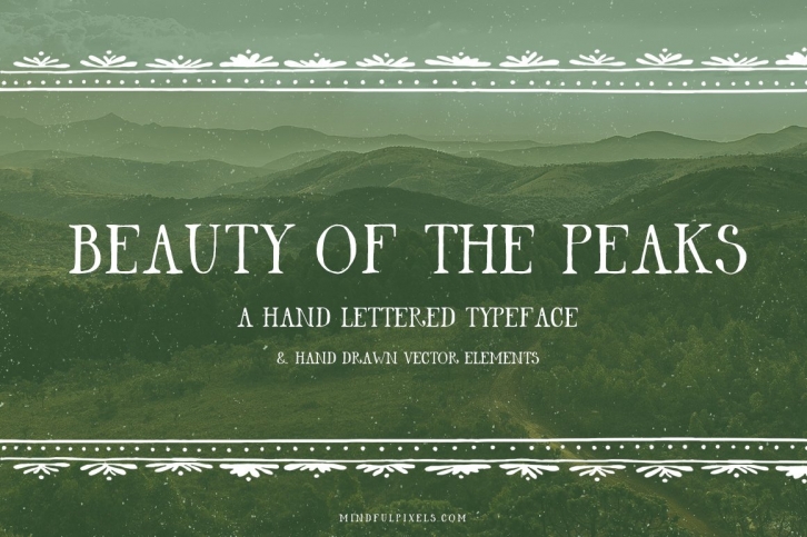 Beauty Of The Peaks Font Download