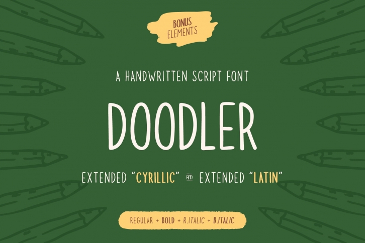 Doodler + Graphics Font Download