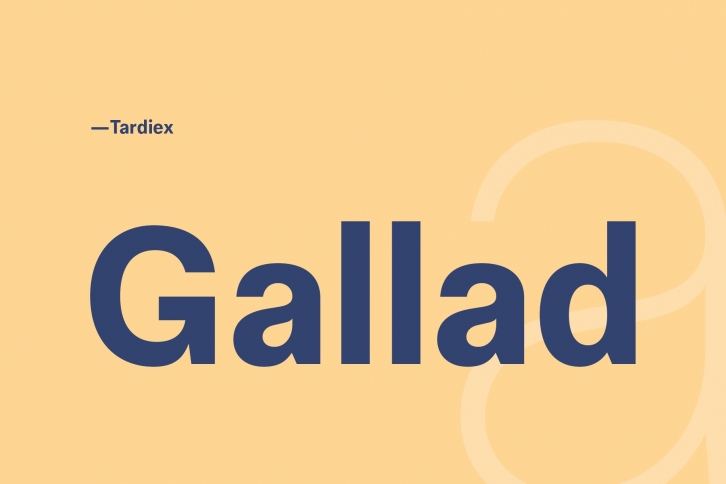 Gallad Font Download