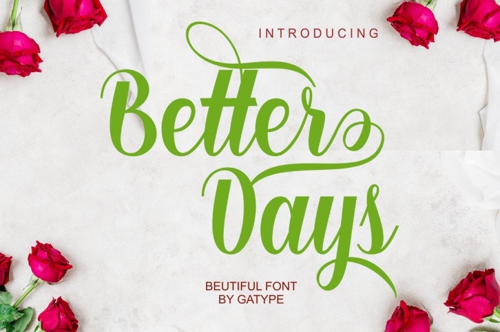 Better Days Font Download