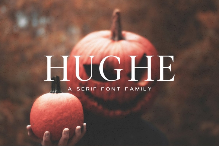 Hughe Serif Family Font Download
