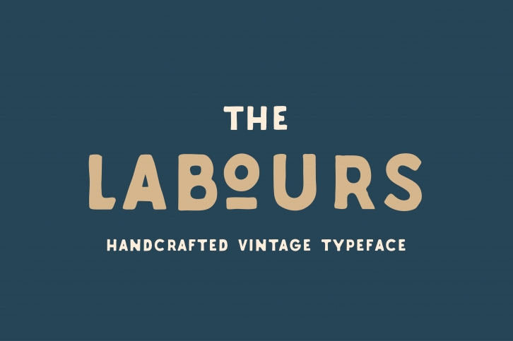 Labours Handcrafted Typeface Font Download