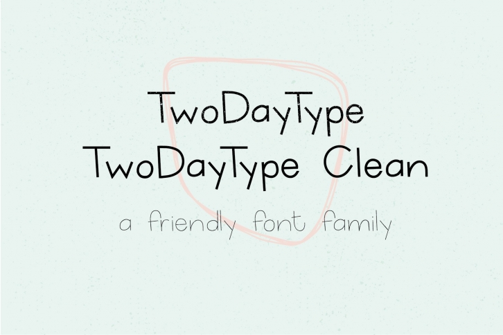TwoDayType  TwoDayType CleanFont Font Download