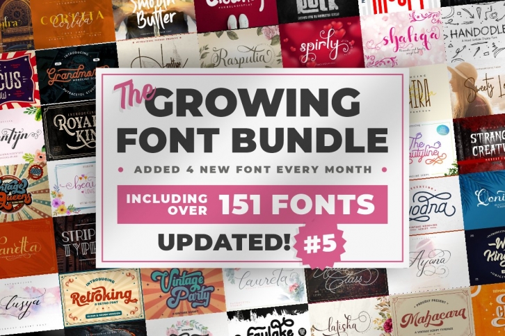 Growing Bundle! ( UPDATED #5 ) Font Download