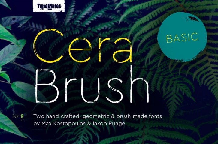 Cera Brush Basic Thin Font Download