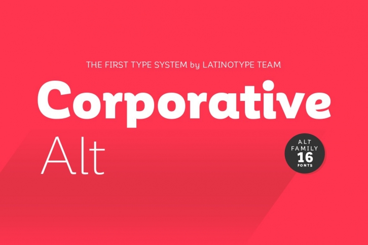 Corporative Alt Family Font Download