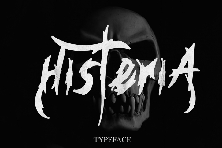 Hysteria Typeface Font Download
