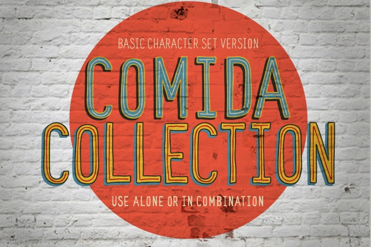 Comida Funky 4 Collection Font Download