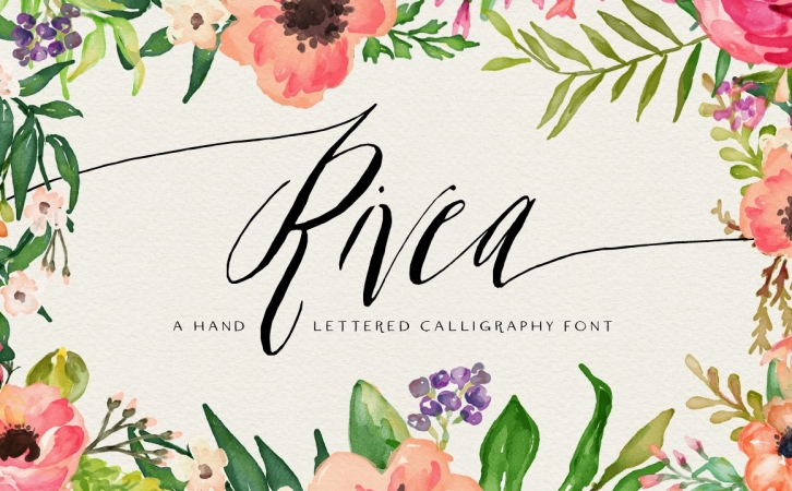 Rivea Upright Font Download