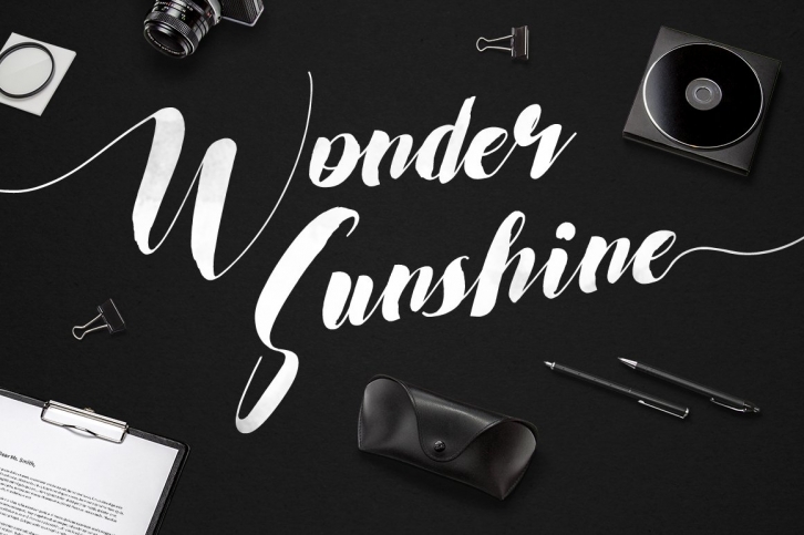 Wonder Sunshine + Long Swashes Font Download