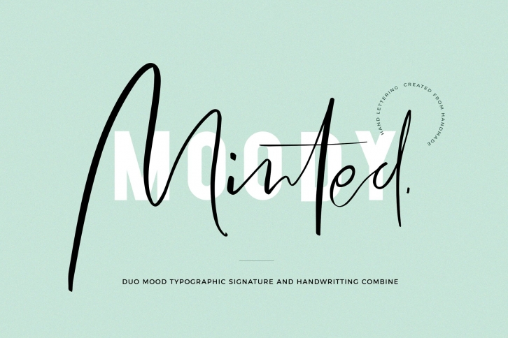 Minted Mood / Duo Font Download