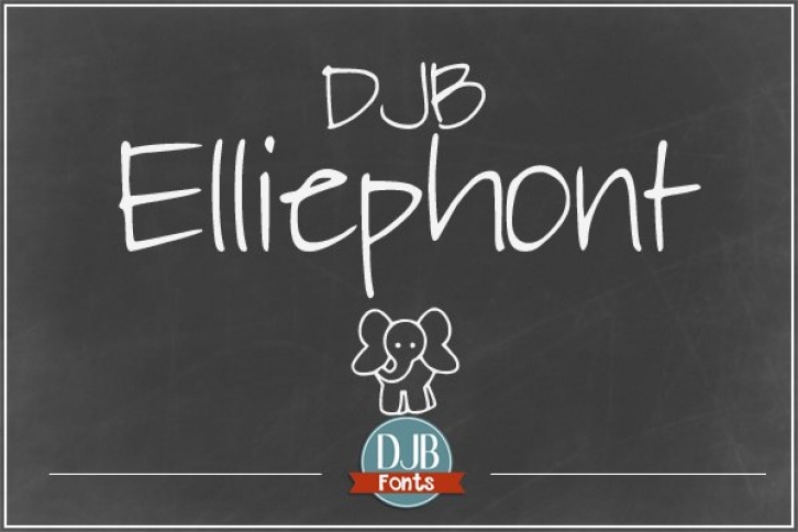 DJB Elliephont Font Download