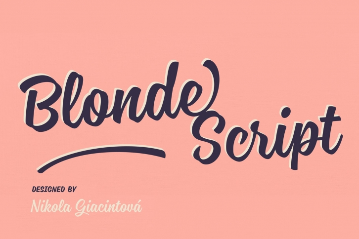 Blonde Script — 50% Off Font Download