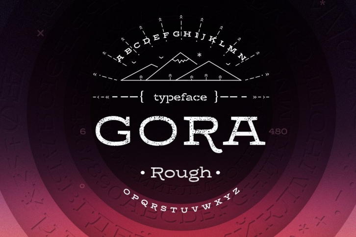 Gora Rough Font Download