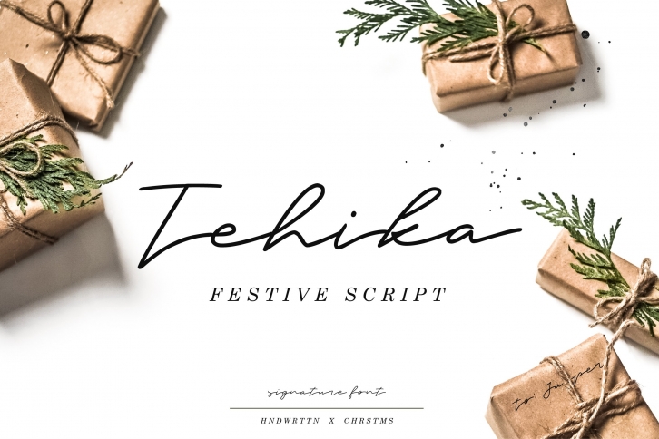 Tehika Script + Bonus Font Download