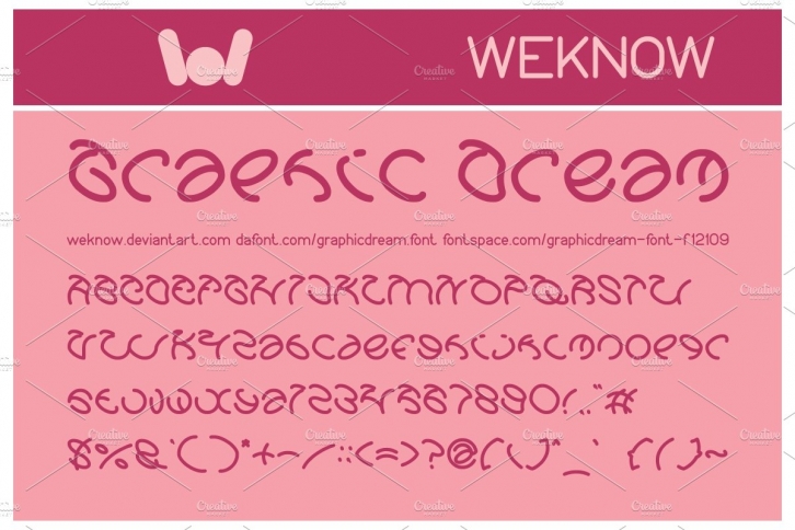 Graphic Dream font Font Download