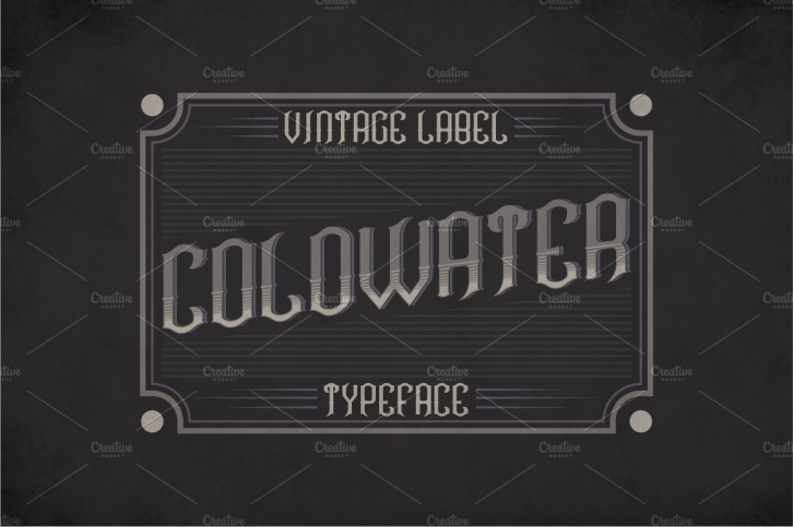 Coldwater Label Typeface Font Download