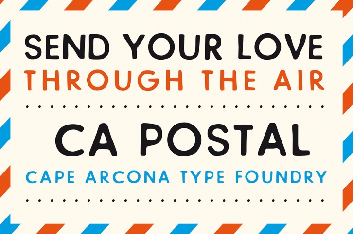 CA Postal Font Download