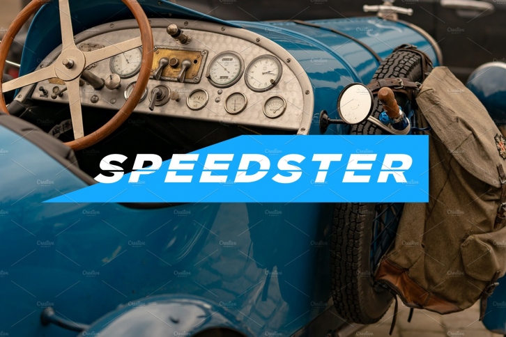 Speedster Vector font Font Download