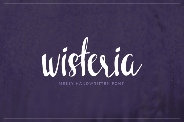 Wisteria Handwritten Font Download