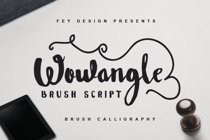 Wowangle Brush Script (Bonus) Font Download