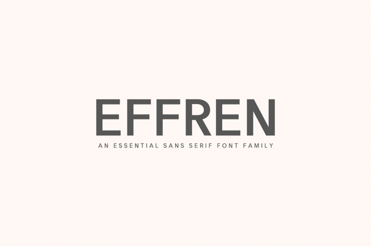 Effren An Essential Sans Serif Font Download