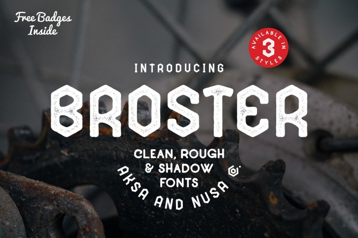 BROSTER + BONUS Font Download